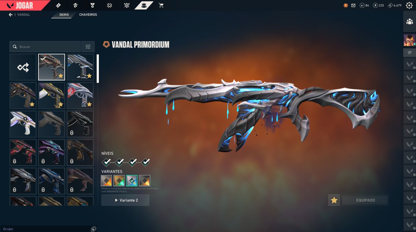 Conta valorant Bundle champions e+