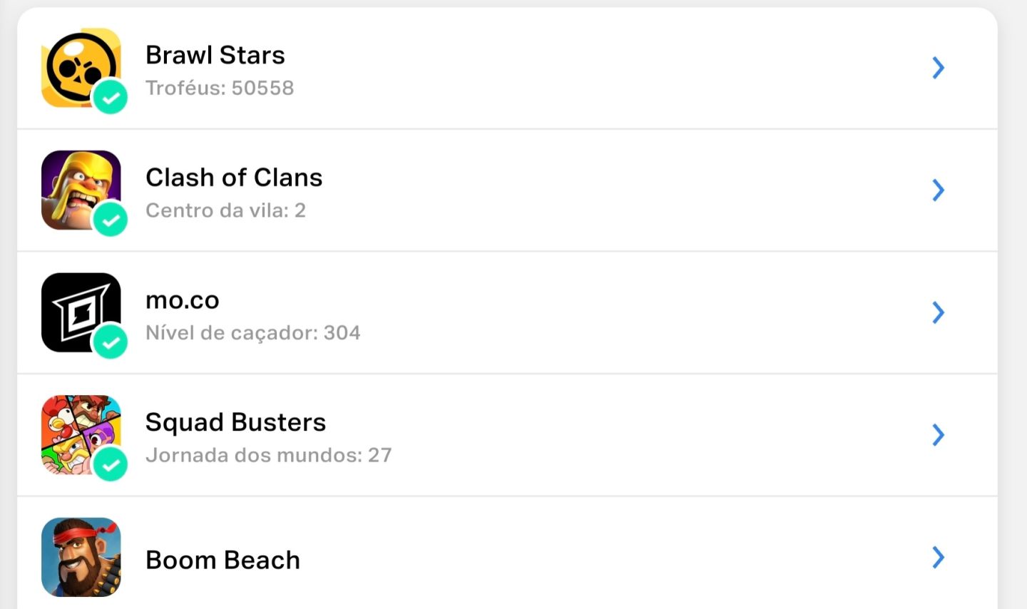 Conta Supercell ID Mo.co + Brawl Stars muita skin cara