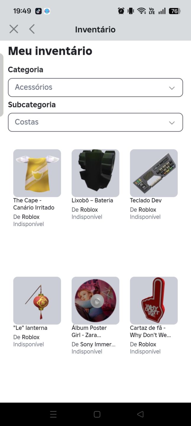 CONTA ROBLOX