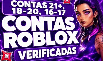 CONTAS ROBLOX VERIFICADAS | CHAT VOICE ATIVO | 21+ | 18-20 | BR E FULL ACESSO