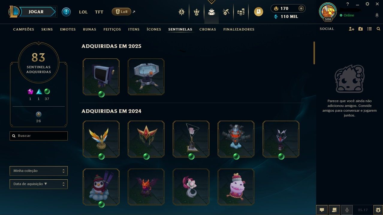 Conta da RIOT GAMES com LEAGUE OF LEGENDS, TFT E VALORANT