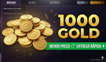 1000 GOLD LIMPO - Standoff 2 (Entrega Rápida / Menor Preço!)
