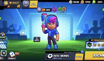 Conta rara de braw stars 20 mil troféus e 69 brawlers