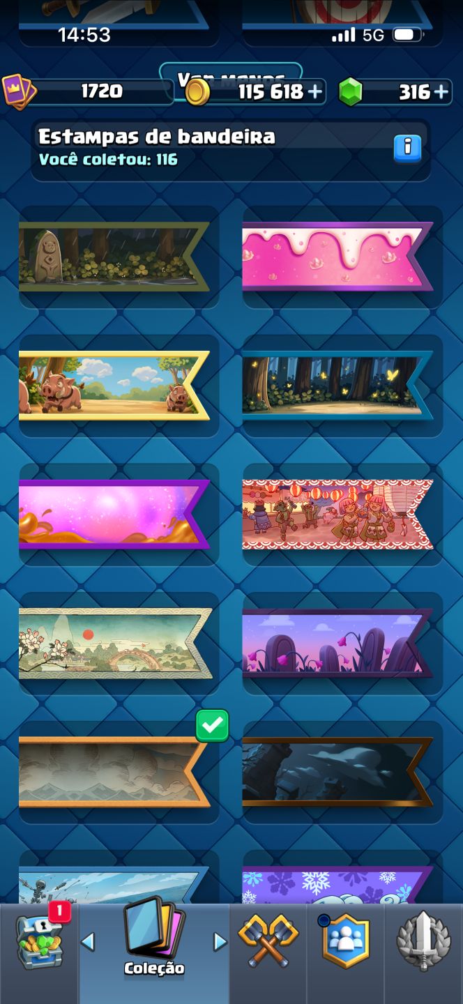 Conta Clash royale com varias cartas full