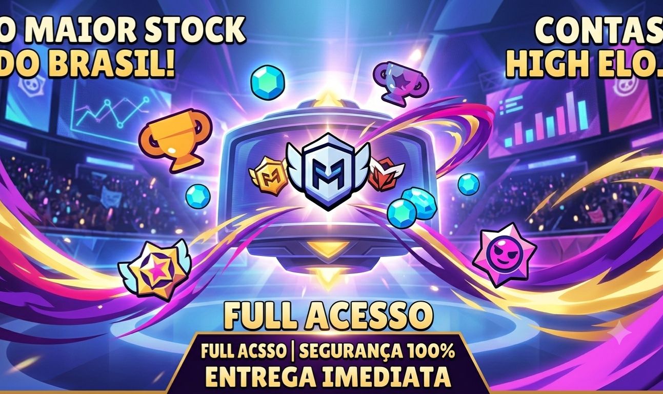 CONTA BRAWL STARS 47K TROFÉUS | 71 Brawlers | 26 Prestígios | + SKIN