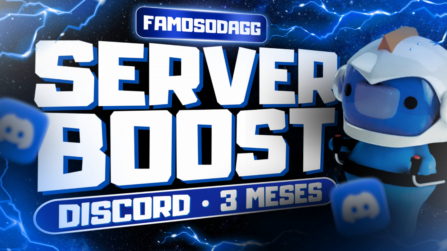 SERVER BOOST / IMPULSOS DISCORD 1/3 MESES ENVIO RÁPIDO
