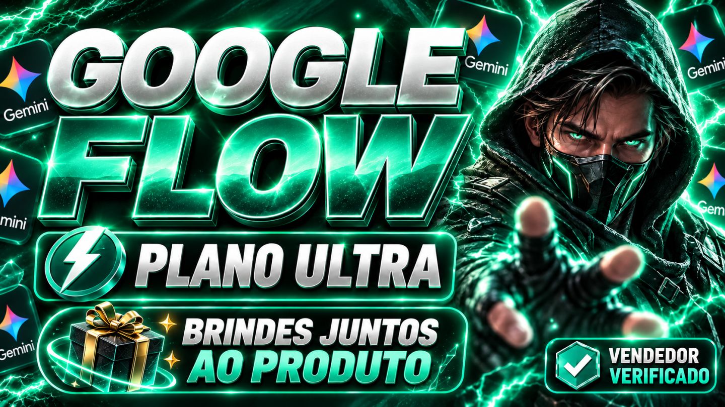 PROMOÇÃO [GOOGLE ULTRA] | SEM QUEDAS! VEO 3.1 + FLOW + GEMINI - ENTREGA RÁPIDA