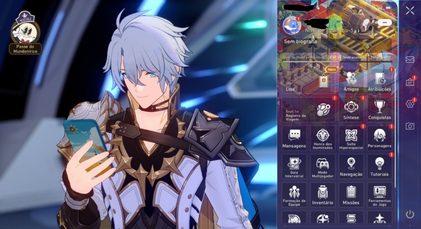 Conta genshin impact e honkai star rail muito upadas e com muito Farm potencial