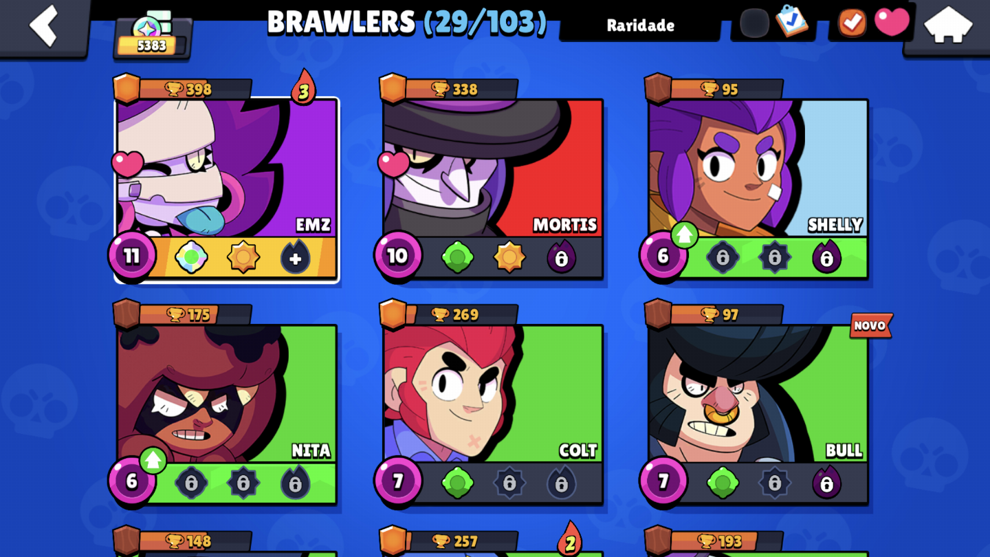 CONTA BRAWL STARS BOA PRA VOCE QUE NAO QR COMEÇAR DO ZERO