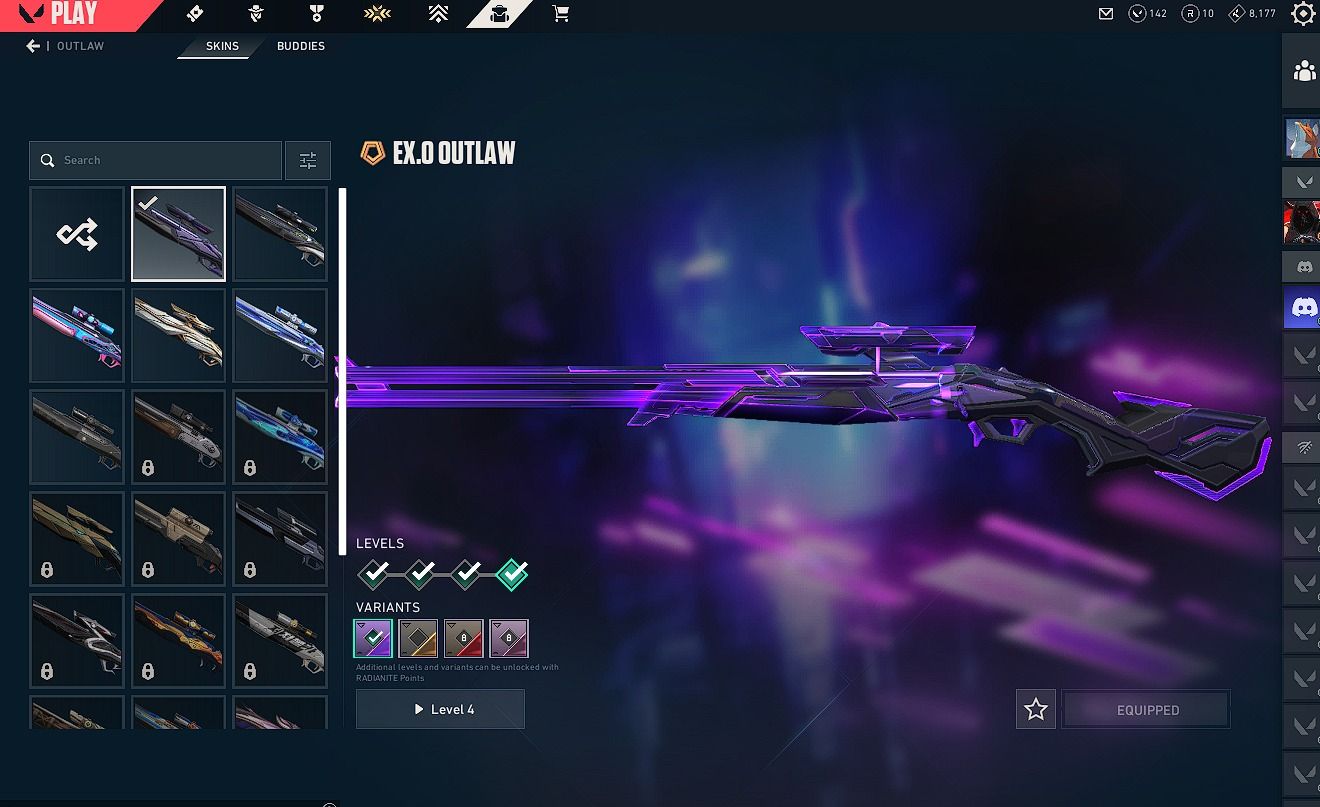 CONTA VALORANT PLATINA 1 SKINS PREMIUM + 4 FACAS