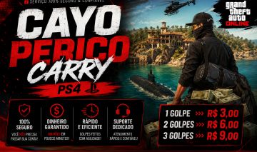 [PS4] CARRY CAYO PERICO ENRICHEÇA NO GTA ONLINE (SEM PASSAR SUA CONTA!)