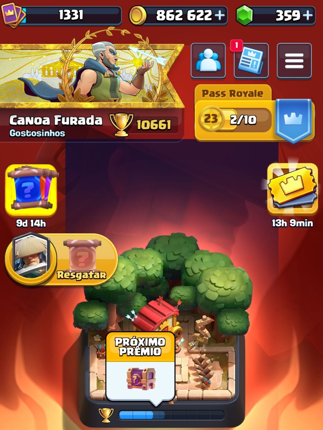 CONTA CLASH ROYALE UPADA (FULL ACESS) + CONTA BRAWL STARS DE COLECIONADOR