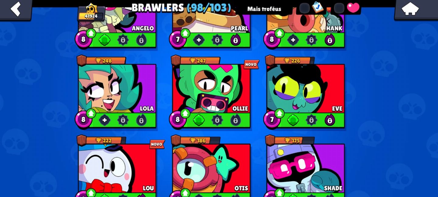 Conta Brawl Stars à venda completa e de alto nível!