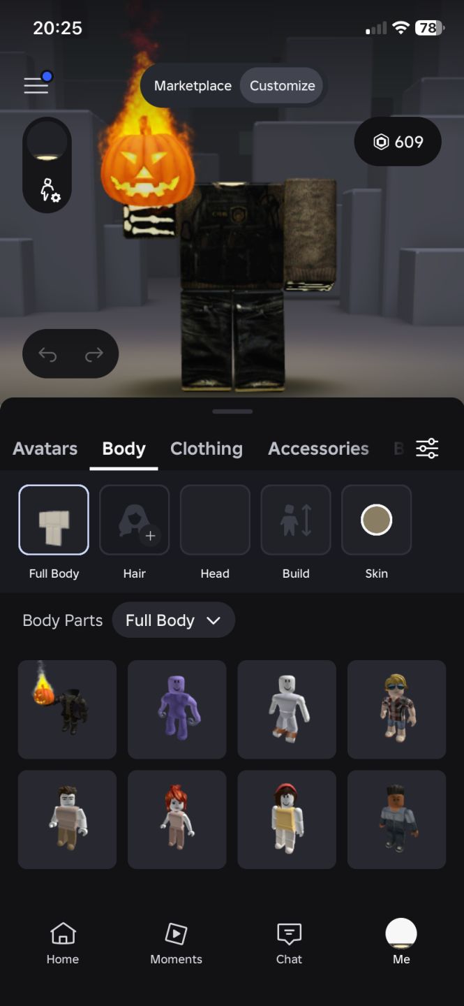 Conta de Roblox com headless, username 4L, robux na conta, OGE E OGB