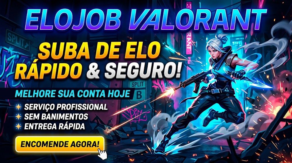 ELOJOB VALORANT - UPAMOS SEU ELO PARA VOCÊ!