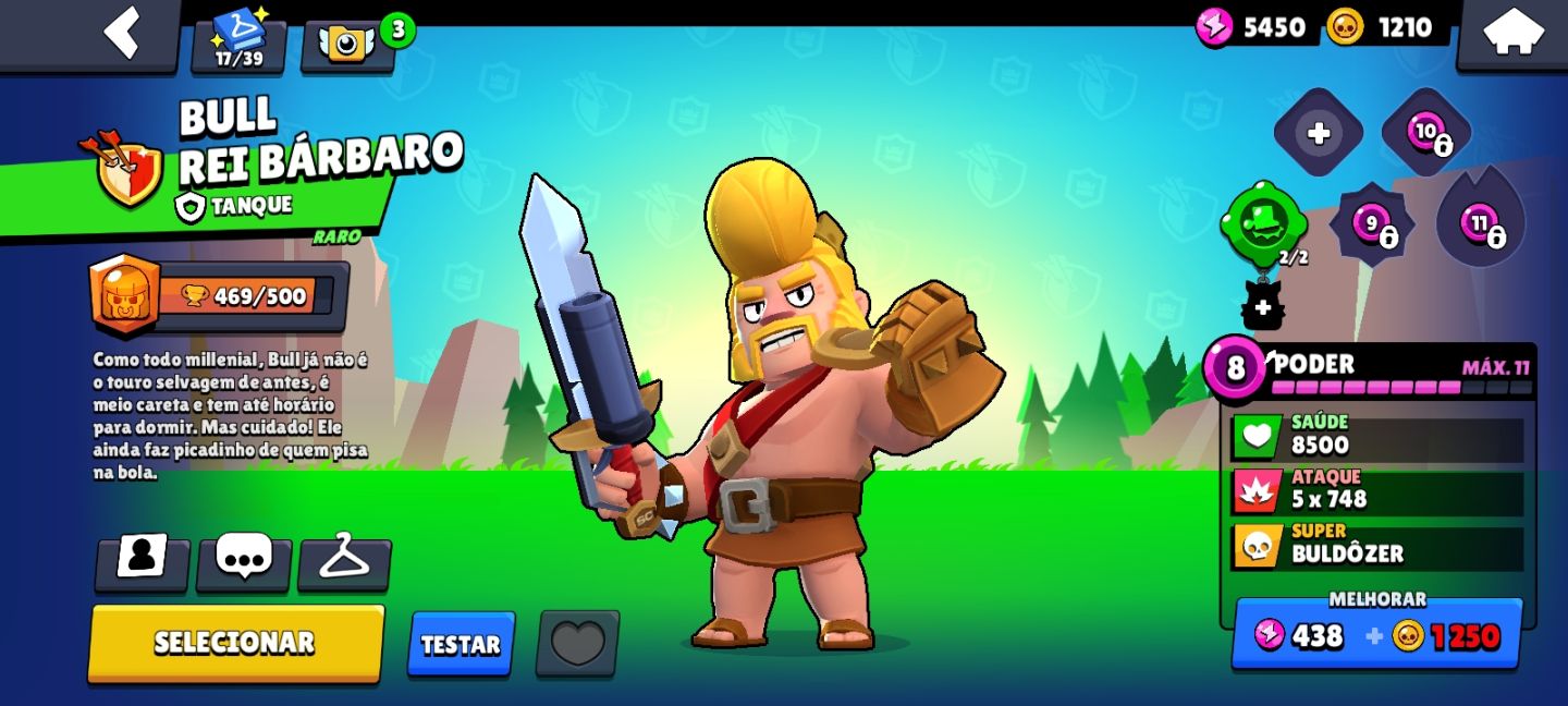 Conta de brawl stars