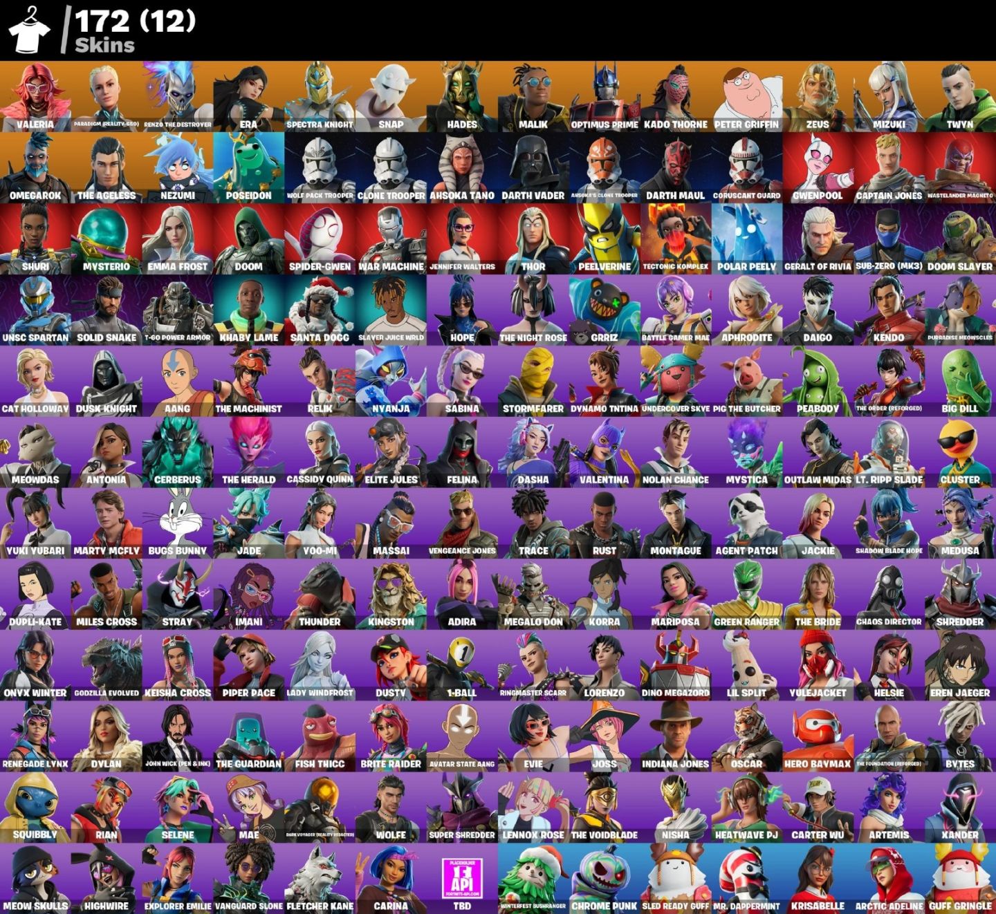 CONTA DE FORTNITE COM 172 SKINS | Spider-Gwen | PROMOÇÃO!