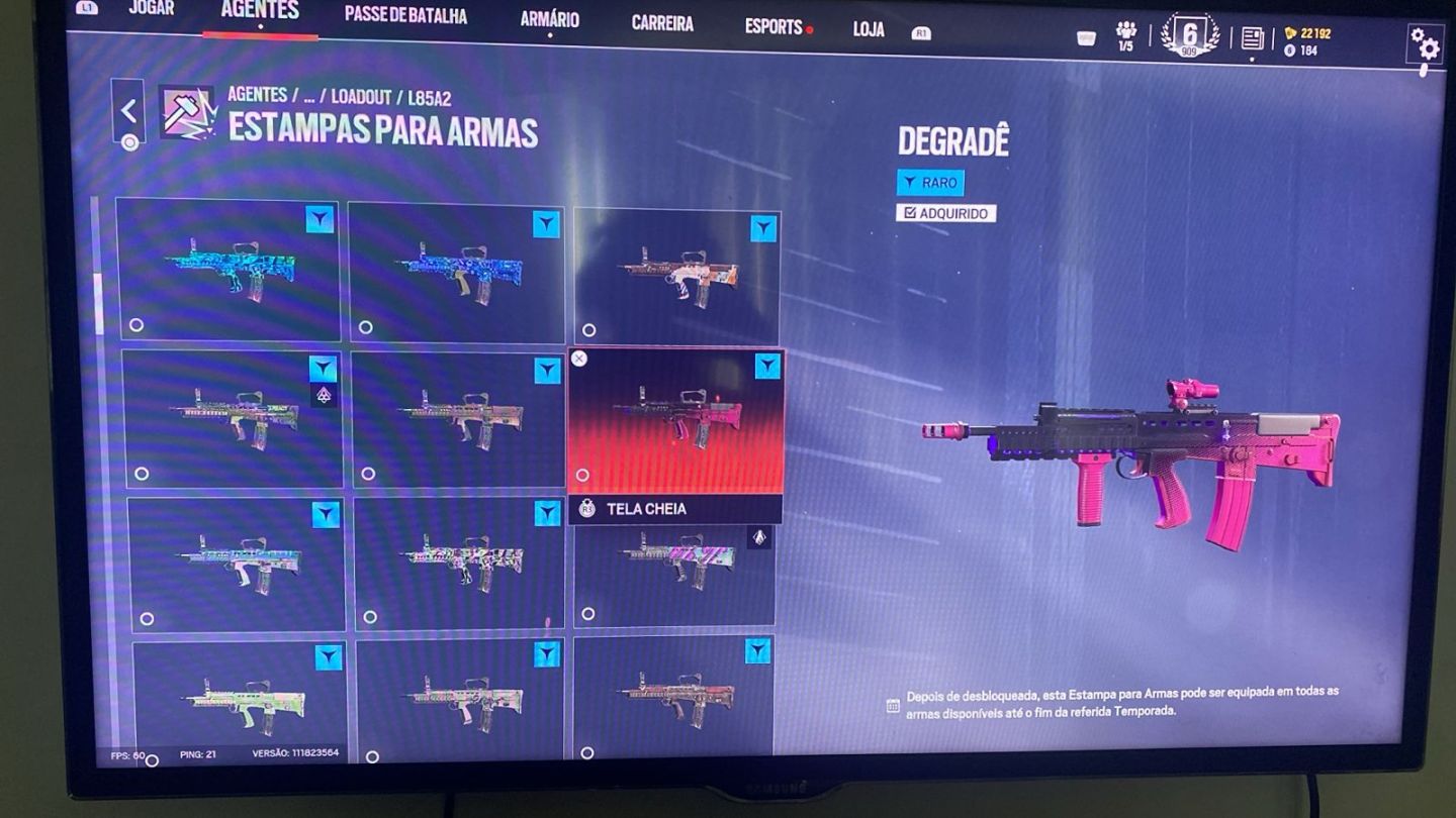 Conta Super RARA de R6