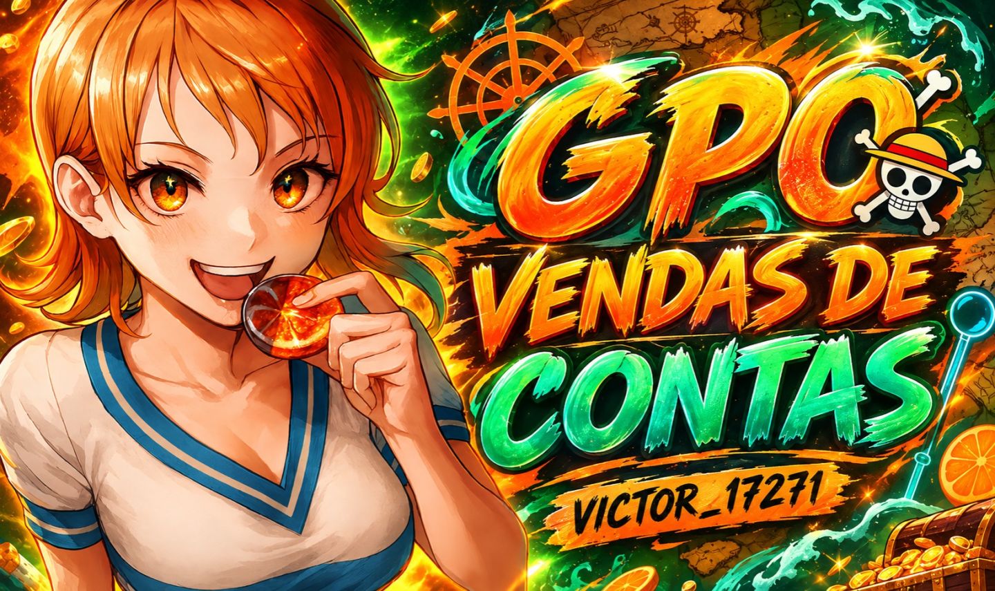 CONTAS GPO (GRAND PIECE ONLINE) | FRUTAS INCLUSAS + ENTREGA AUTOMÁTICA