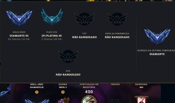 Conta Diamante 2 c decay mono riven + conta esmeralda brinde