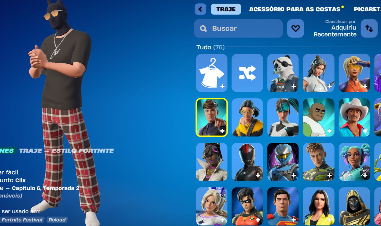 Conta Epic Games Acesso Total+Fortnite Com Skins Top+Mais De 5 Jogos Resgatados