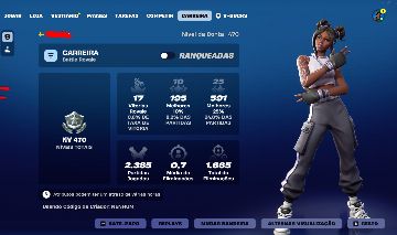 Conta c/ Ranked Liberada - Passe S8 Max(Luxe Ouro)+ Pé de Cabra + Dragão & Mais