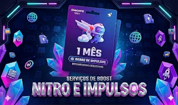 DISCORD GAMING NITRO // PREÇO DE FORN