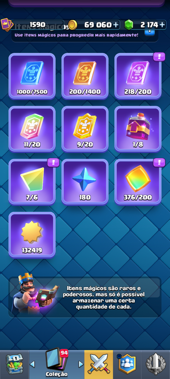 CONTA DE BRAWL STARS E CLASH ROYALE SUPER RARA