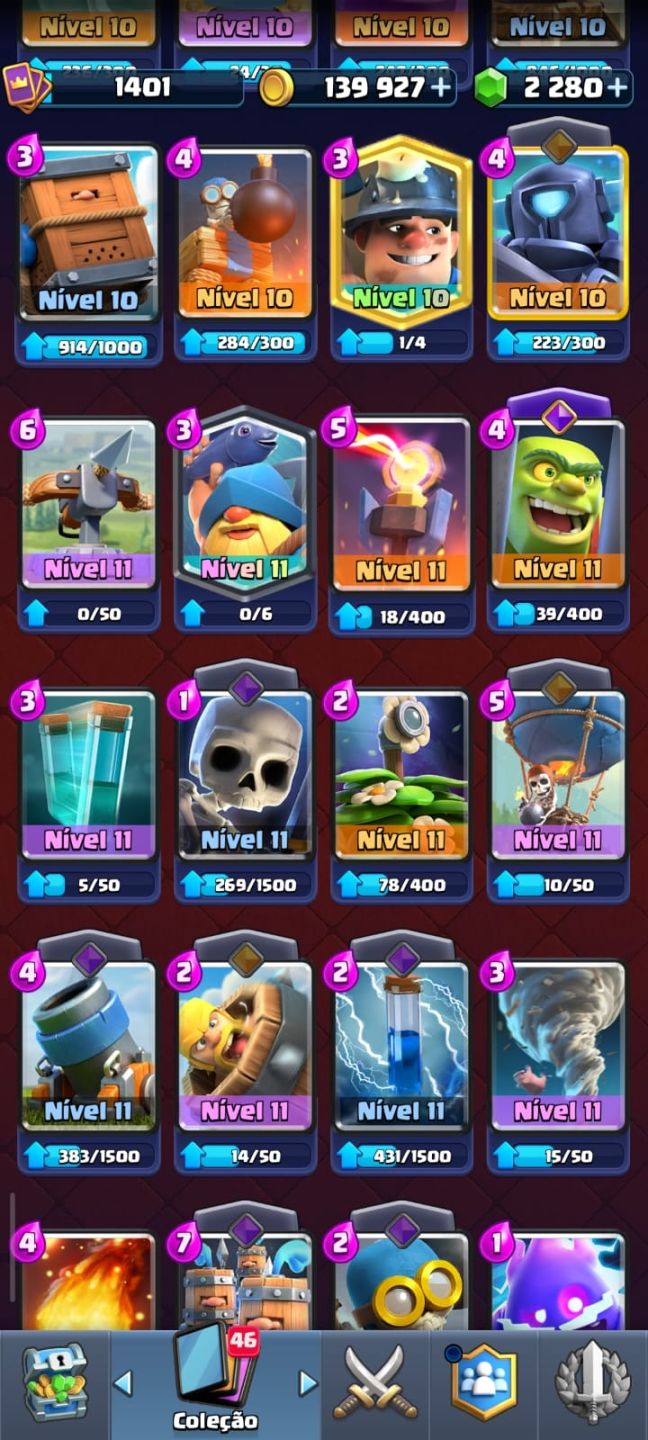 Conta Clash Royale muito boa + novo passe comprado de julho