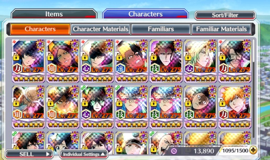 Super REROLL Bleach Brave Souls, Rank 300 + 72k de ORBS