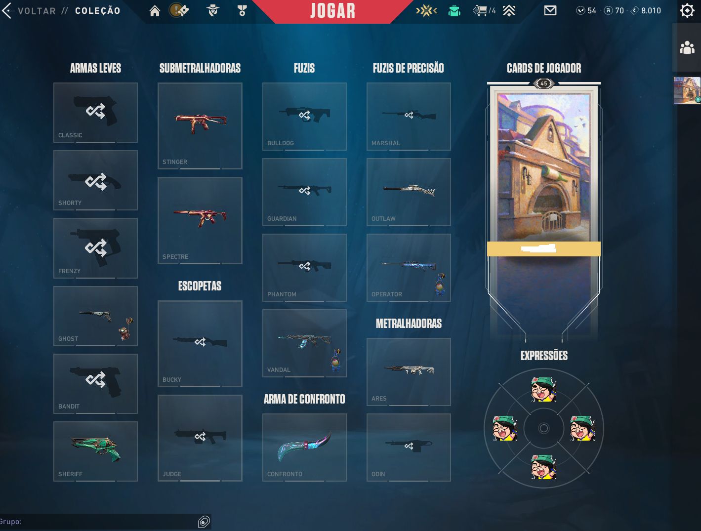 CONTA VALORANT BARA PRA SAIR LOGO FULL ACESSO VANDAL, FACA, GHOST, PASSE.