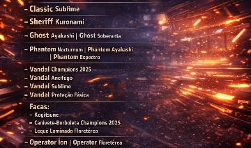 CONTA VALORANT | SKINS RARAS + VANDAL CHAMPIONS 2025