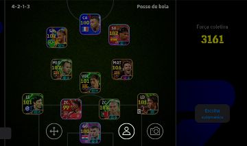 Conta de efootball com messi 108