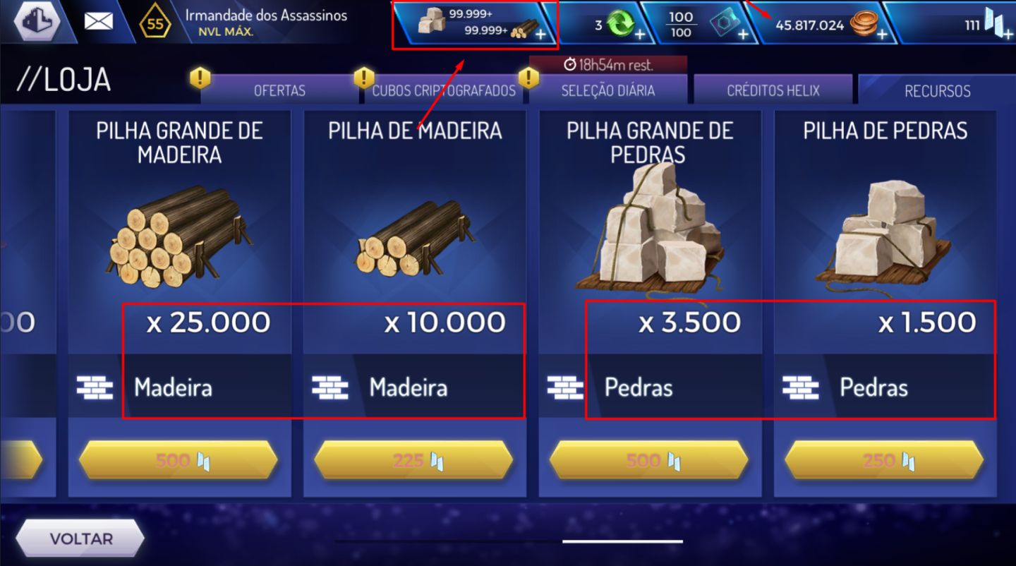 ASSASSIN'S CREED REBELLION | MOEDAS E ITENS | ANDROID | ENTREGA RÁPIDA
