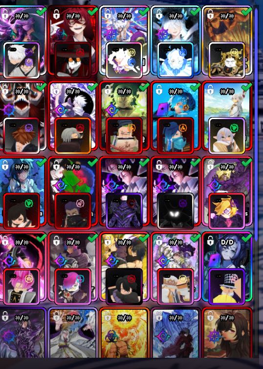 CONTA ANIME VANGUARDS ENDGAME COMPLETO