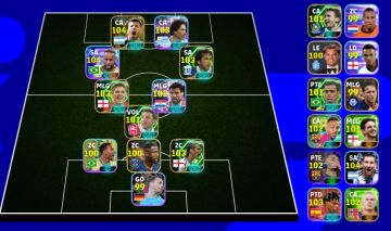 Conta Efootball - Neymar Blitz Curler,Aguero,Raul,Darwin Nunez,Denilson,Gerrard