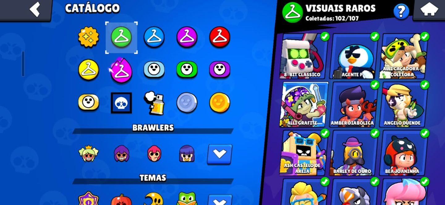 CONTA BRAWL STARS 130K TROFÉUS FULL MAXIMADOS TODOS OS BUFFIES