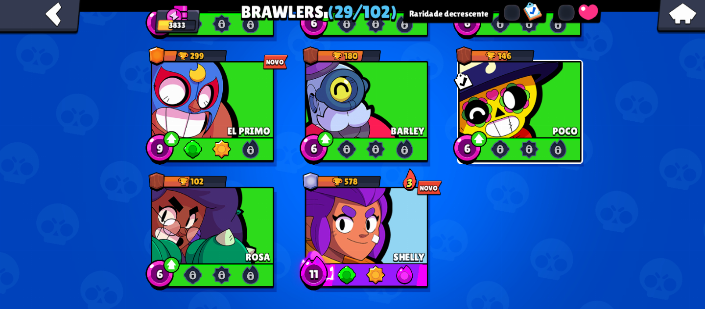 Brawl Stars Brawlers Conta em promoção
