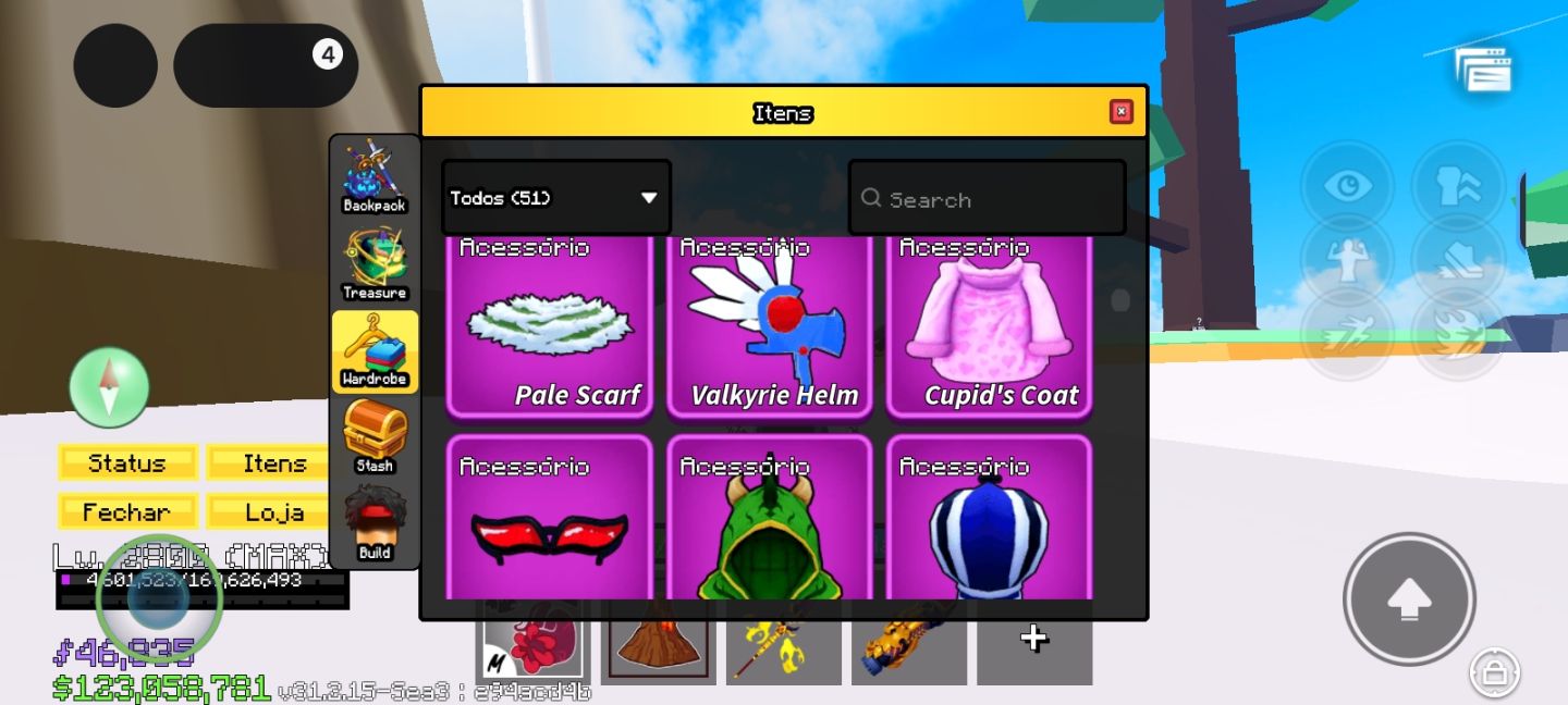 CONTA BLOX FRUITS INSANA PRO PVP! PREÇO A NEGOCIAR. SÓ VEM!