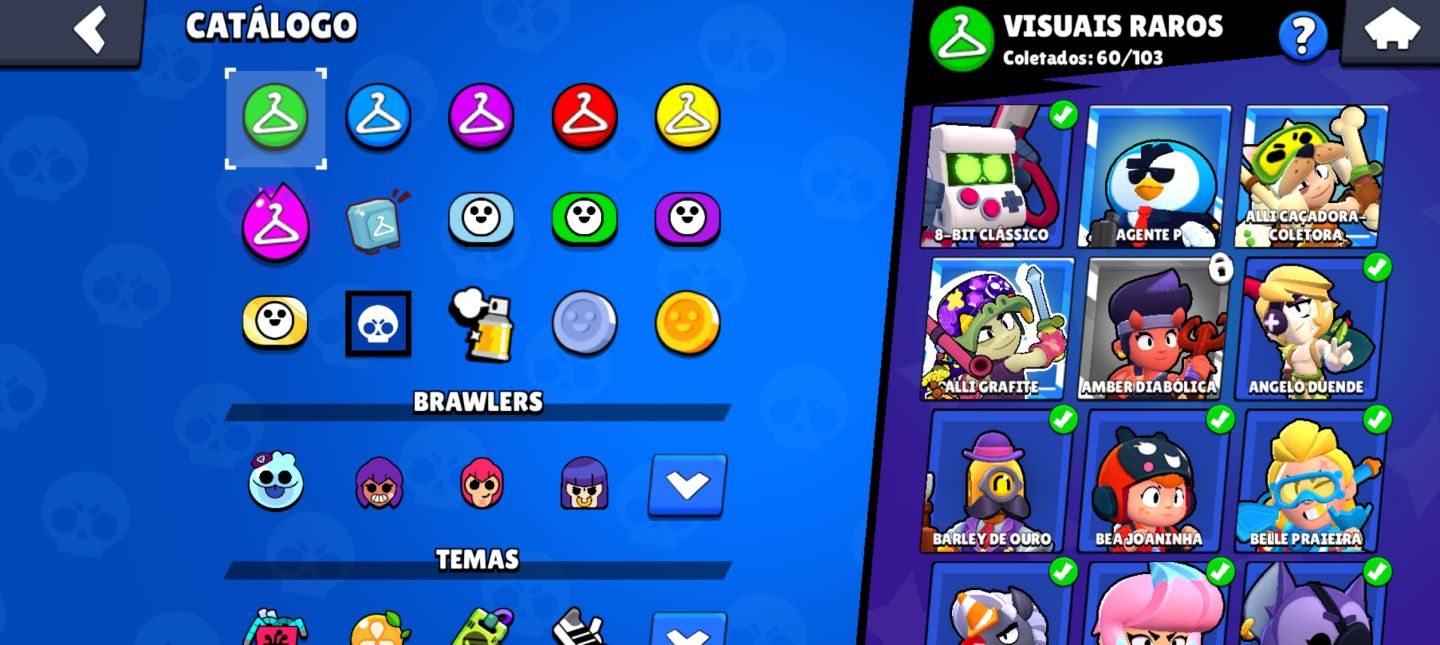 CONTA DE BRAWL STARS 25K DE TROFÉUS 82 BRAWLERS