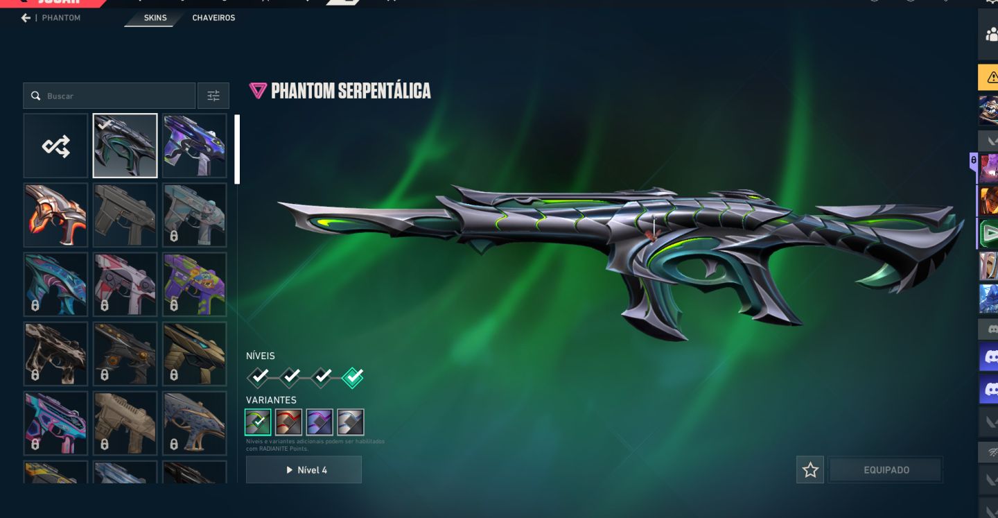 CONTA de VALORANT VÁRIAS SKINS! ENTREGA RAPIDA