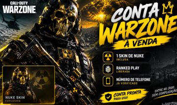 CONTA WARZONE COM NUKE E CARMESIN 3!!