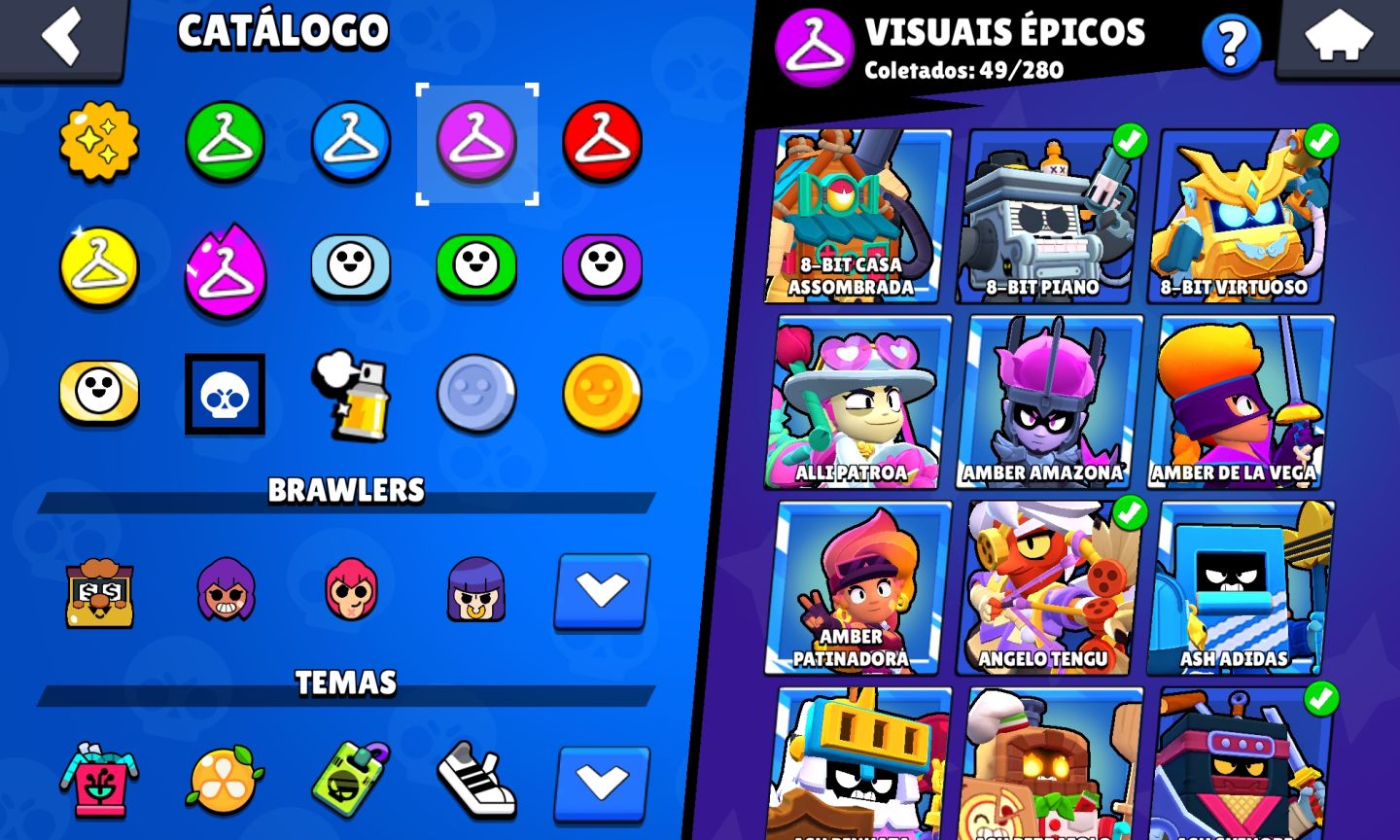 CONTA BRAWL STARS 45K+ | SKINS EXCLUSIVAS | ENTREGA IMEDIATA