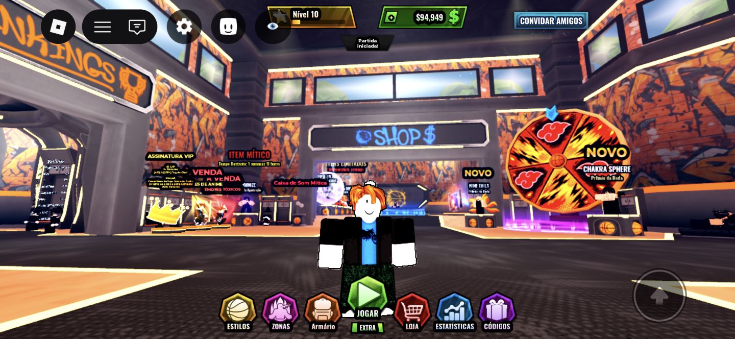 Conta de basketball zero tem 2 estilos limitados e 1 zona limitada