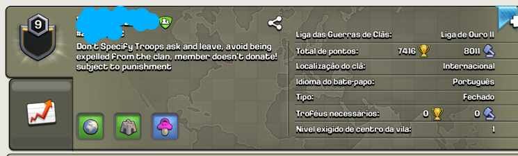 Clã nivel 9 TOP INTERNACIONAL EM DOAÇÕES