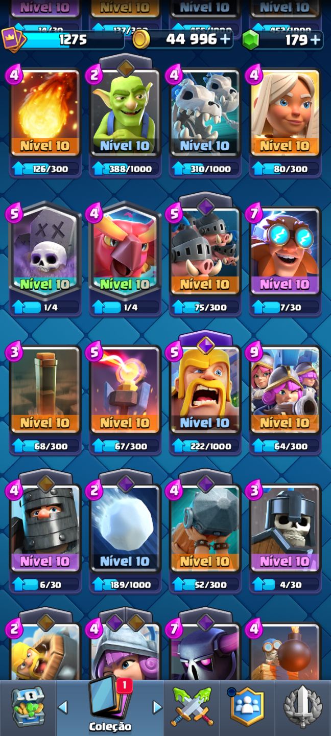 CONTA CLASH ROYALE - ARENA 19