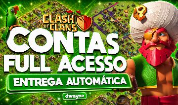 ESTOQUE ATUALIZADO! CONTAS RARAS CV10>18 - CLASH OF CLANS (SEGURAS & SEM RISCO)