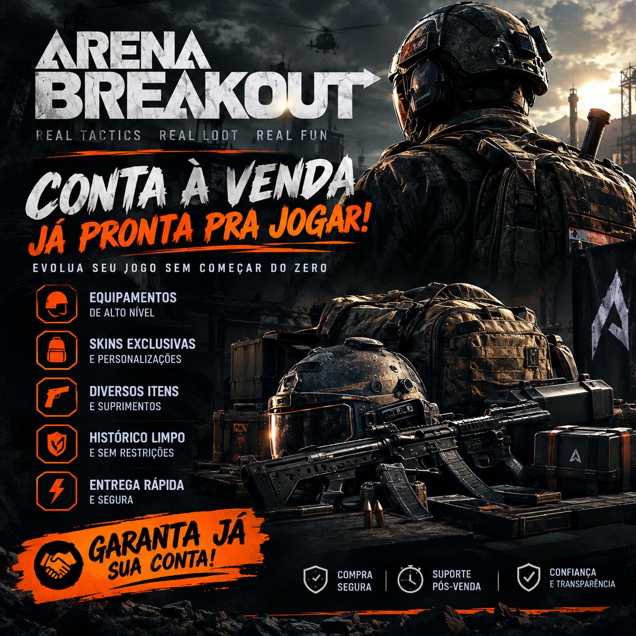 CONTA DE ARENA BREAKOUT!