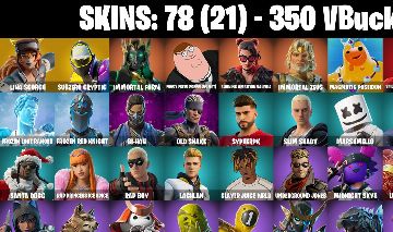 73 skins | + eminem + foice muitas skins icones Lina Scorch 400 vp