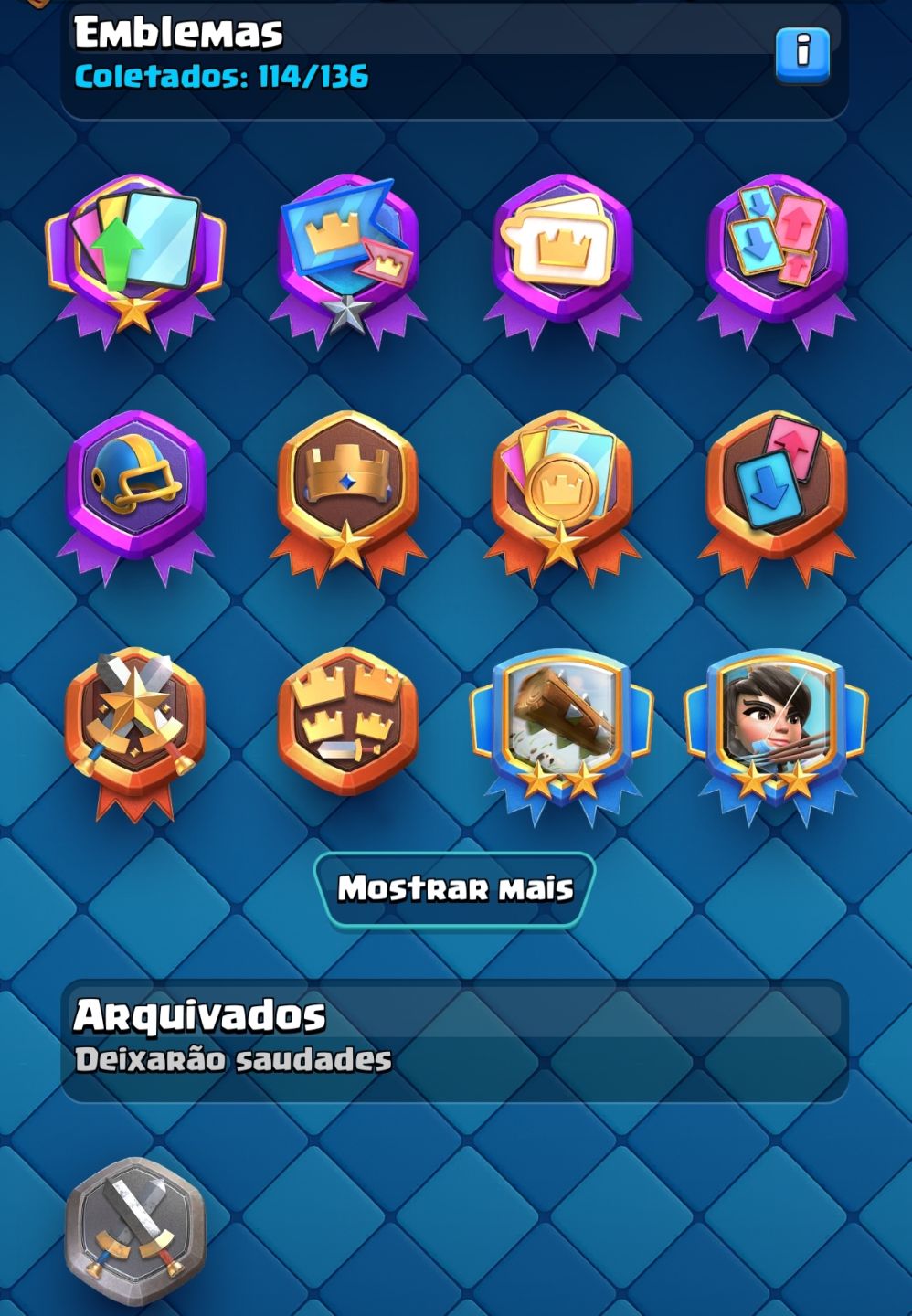 CONTA CLASH ROYALE / 10 ANOS DE EVOLUÇÃO!